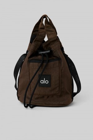 Bolsos Alo Yoga Cross Body Bucket Hombre Negras | Colombia CHSM-30812