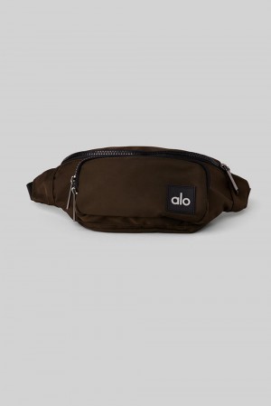 Bum Bags Alo Yoga Explorer Fanny Pack Hombre Espresso | Colombia ILXT-36457