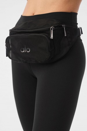 Bum Bags Alo Yoga Sheer Fanny Pack Hombre Negras | Colombia YFQD-65834