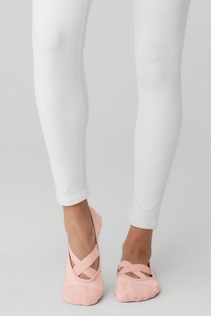Calcetines Alo Yoga Pivot Barre Barres Mujer Pale Mauve | Colombia TAIR-35129
