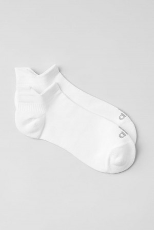 Calcetines Alo Yoga Unisex Performance Tab Mujer Blancas Titanium | Colombia EVXN-93217