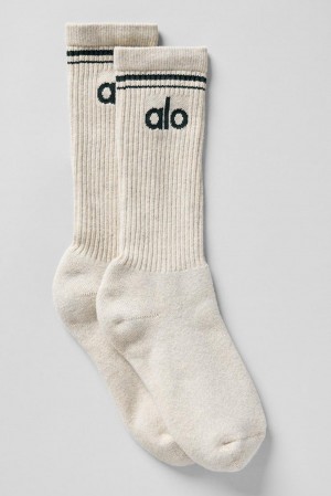 Calcetines Alo Yoga Unisex Throwback Mujer Verde | Colombia DVBG-86524