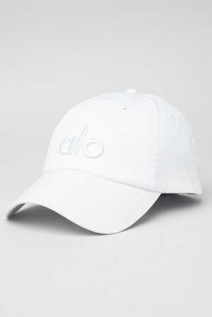Gorras Alo Yoga Off-Duty Hombre Blancas Blancas | Colombia NJQD-91673