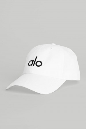 Gorras Alo Yoga Off-Duty Hombre Blancas Negras | Colombia SFET-14372
