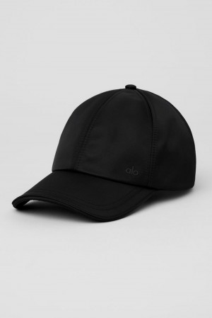 Gorras Alo Yoga Satin Off-Duty Hombre Negras | Colombia LHMX-08164