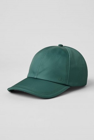 Gorras Alo Yoga Satin Off-Duty Mujer Winter Ivy | Colombia JRUK-45318