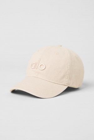 Gorras Alo Yoga Washed Off-Duty Mujer Sand Dollar | Colombia OHQI-85762