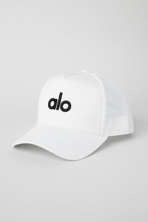 Gorras De Camionero Alo Yoga District Mujer Blancas Negras | Colombia JQER-78293