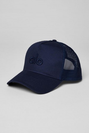 Gorras De Camionero Alo Yoga District Mujer Azul Marino | Colombia AHYR-52819