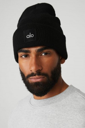 Gorro Alo Yoga Everyday Hombre Negras | Colombia RLGB-63081