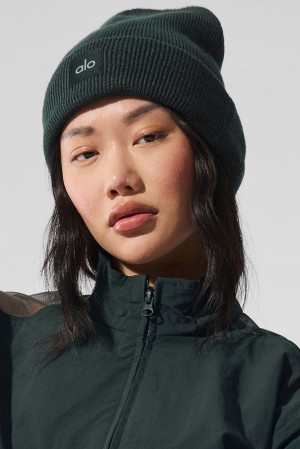 Gorro Alo Yoga Everyday Mujer Verde | Colombia HEMY-97018