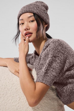 Gorro Alo Yoga Marl Mujer Mushroom Marl | Colombia LCUF-28751