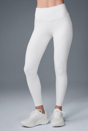 Leggins Alo Yoga 7/8 High-Waist Airbrush Mujer Blancas | Colombia APYB-10235