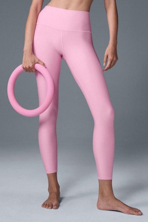 Leggins Alo Yoga 7/8 High-Waist Airlift Mujer Rosas | Colombia QYDV-91783