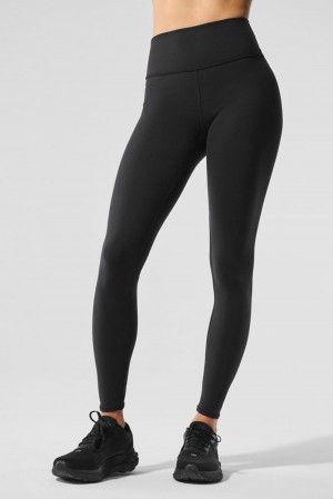 Leggins Alo Yoga Airbrush Winter Warm High-Waist Nocturne Mujer Negras | Colombia OCDR-19376