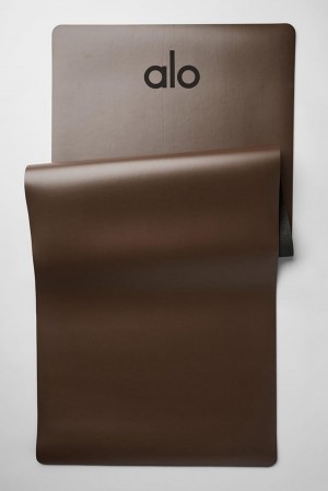 Mats Alo Yoga Warrior Mat Mujer Espresso | Colombia RJVN-68150