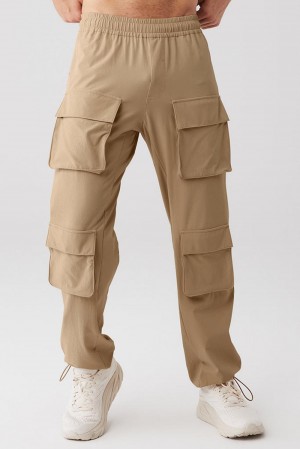 Pantalon Alo Yoga Cargo Venture Hombre Gravel | Colombia KWAP-70548