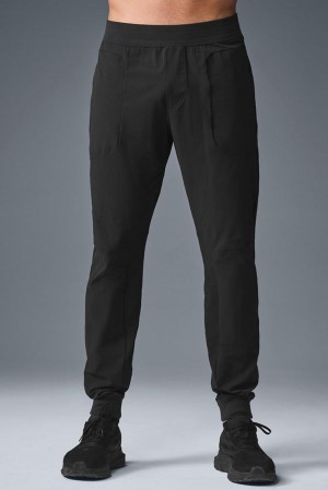 Pantalon Alo Yoga Co-Op Hombre Negras | Colombia LBDM-71254