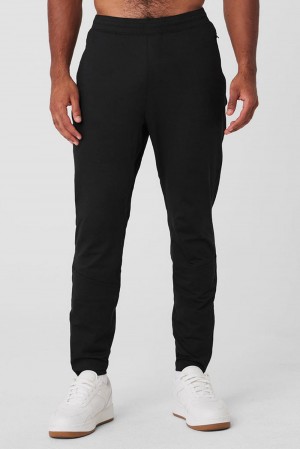 Pantalon Alo Yoga Conquer React Performance Hombre Negras | Colombia YGEK-48907