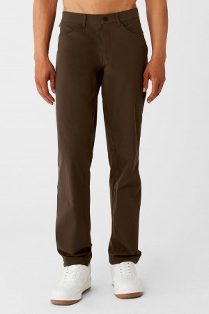 Pantalon Alo Yoga Day and Night Hombre Espresso | Colombia PSTY-37290