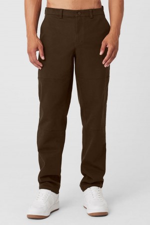 Pantalon Alo Yoga Edition Sueded Hombre Espresso | Colombia FPVO-05941