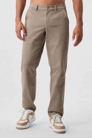 Pantalon Alo Yoga Edition Sueded Hombre Gravel | Colombia JGEF-58493