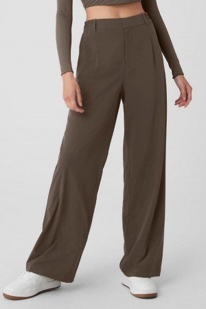 Pantalon Alo Yoga High-Waist Pursuit Mujer Verde Oliva | Colombia IXHB-32601
