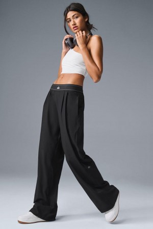 Pantalon Alo Yoga Suit Up (Regular) Mujer Negras | Colombia UAIP-96235