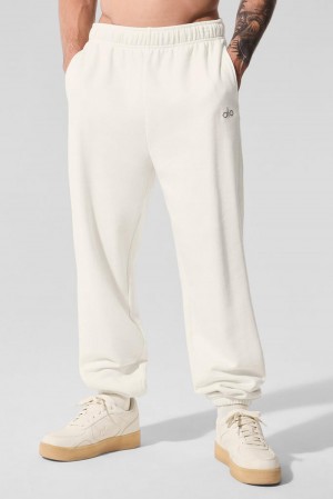 Pantalon Deportivo Alo Yoga Accolade Hombre Ivory | Colombia QULZ-73624