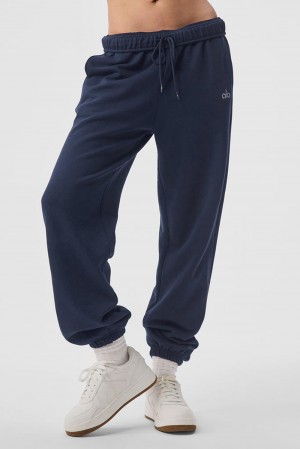Pantalon Deportivo Alo Yoga Accolade Mujer Azul Marino | Colombia JIER-07253