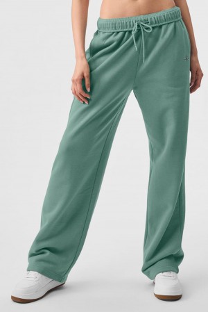 Pantalon Deportivo Alo Yoga Accolade Straight Leg Mujer Verde | Colombia NXBM-76251