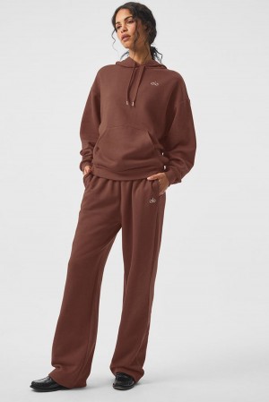 Pantalon Deportivo Alo Yoga Accolade Straight Leg Mujer Chestnut | Colombia OYLD-90215