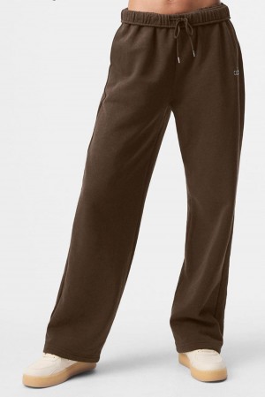 Pantalon Deportivo Alo Yoga Accolade Straight Leg Mujer Espresso | Colombia BDYI-83150
