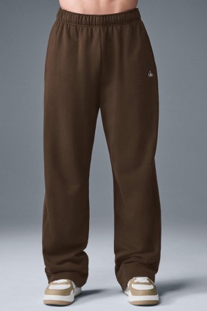 Pantalon Deportivo Alo Yoga Accolade Straight Leg Hombre Espresso | Colombia OYBK-40295