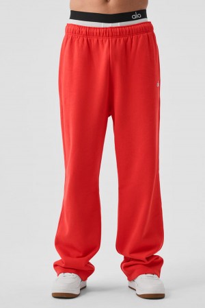Pantalon Deportivo Alo Yoga Accolade Straight Leg Hombre Rojas | Colombia WIOA-60813