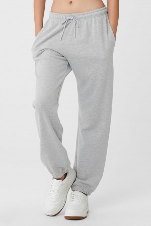 Pantalon Deportivo Alo Yoga Chill Mujer Gris | Colombia BFUV-63941