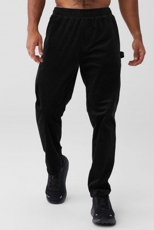 Pantalon Deportivo Alo Yoga Corduroy District Hombre Negras | Colombia THVB-71238