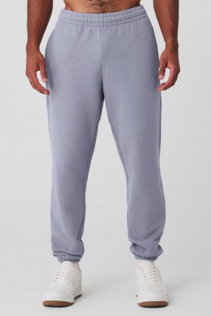 Pantalon Deportivo Alo Yoga Cuffed Renown Heavy Weight Hombre Fog | Colombia NRFV-84615