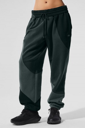 Pantalon Deportivo Alo Yoga Make Waves Mujer Verde | Colombia DNLV-82471