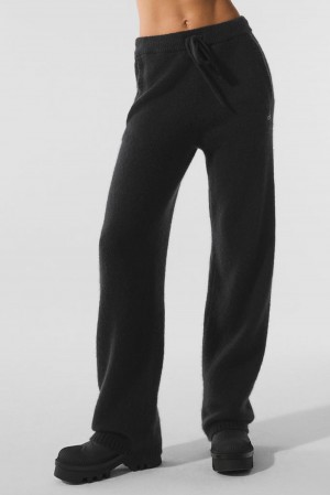 Pantalon Deportivo Alo Yoga New Class Cashmere Mujer Negras | Colombia OFBJ-52903