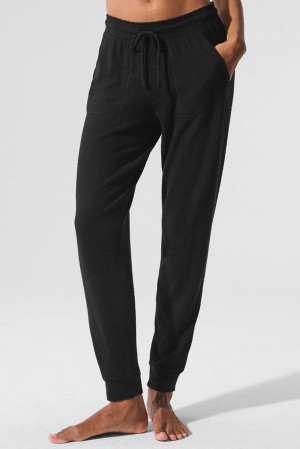 Pantalon Deportivo Alo Yoga Soho Mujer Negras | Colombia LBJQ-78650