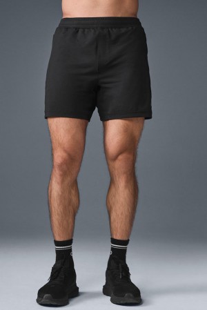 Short Alo Yoga 7" Conquer React Performance Hombre Negras | Colombia QUMR-68013