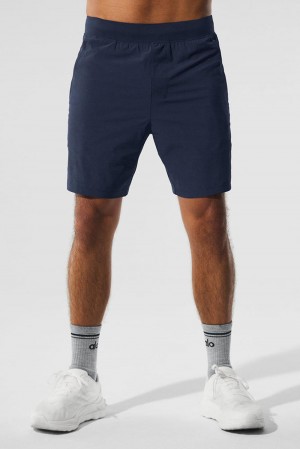 Short Alo Yoga 7" Repetition Hombre Azul Marino | Colombia BCIV-19743