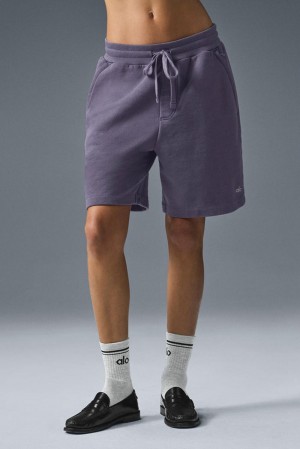 Short Alo Yoga Chill Mujer Italian Plum | Colombia GNUD-38954