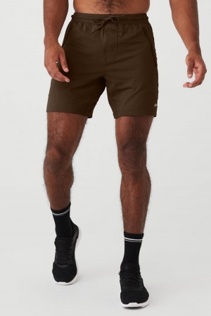 Short Alo Yoga Conquer Reform Hombre Espresso | Colombia STUB-36485
