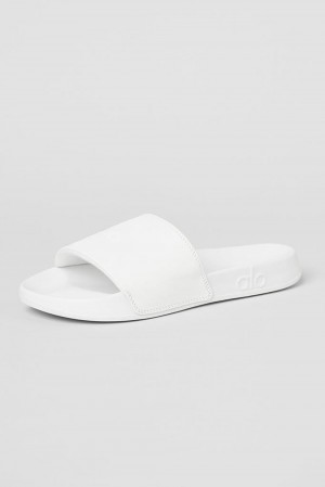 Slide Alo Yoga Unisex It Slide Hombre Blancas | Colombia NMZQ-39150