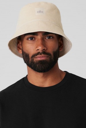 Sombreros De Pescador Alo Yoga Corduroy Neighborhood Hombre Bone | Colombia XGHA-48953