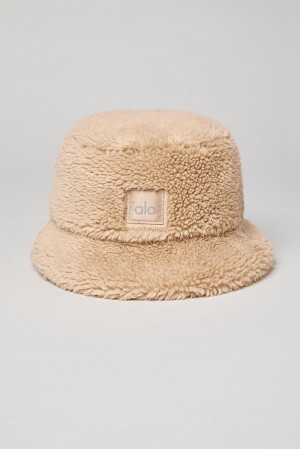 Sombreros De Pescador Alo Yoga Foxy Sherpa Hombre Camel | Colombia DWUT-79328