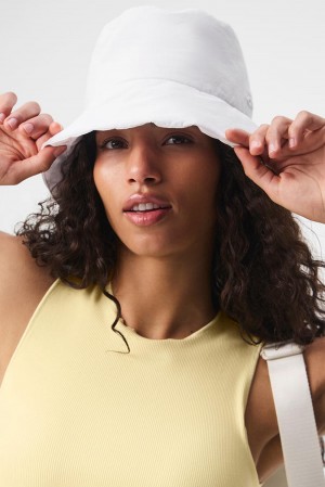 Sombreros De Pescador Alo Yoga Good Shade Hombre Blancas | Colombia IKBU-95148