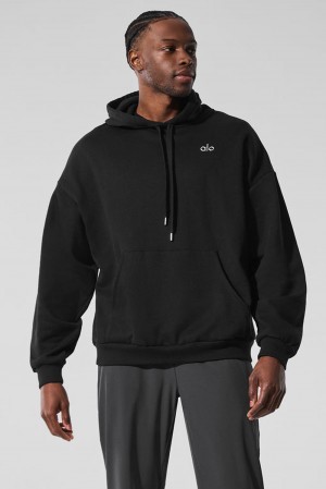 Sudadera con Capucha Alo Yoga Accolade Hombre Negras | Colombia YGZT-80126